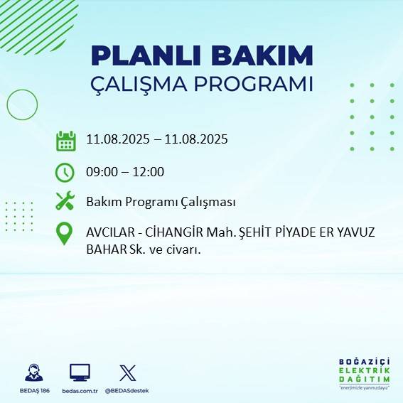 Bu gece yarısından itibaren başlıyor: İstanbul'un 22 ilçesi karanlığa gömülecek 74